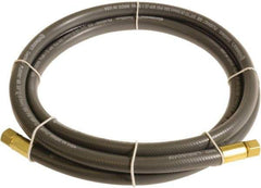 Continental ContiTech - 1/4" ID x 0.45" OD 3' Long Multipurpose Air Hose - FNPT x FNPT Ends, 300 Working psi, -10 to 158°F, 1/4" Fitting, Gray - Industrial Tool & Supply