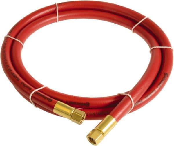 Continental ContiTech - 1/2" ID x 0.78" OD 3' Long Multipurpose Air Hose - FNPT x FNPT Ends, 300 Working psi, -10 to 158°F, 1/2" Fitting, Red - Industrial Tool & Supply
