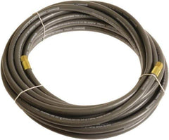 Continental ContiTech - 1/4" ID x 0.45" OD 25' Long Multipurpose Air Hose - FNPT x FNPT Ends, 300 Working psi, -10 to 158°F, 1/4" Fitting, Gray - Industrial Tool & Supply