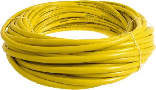 Continental ContiTech - 1/2" ID x 0.78" OD 100' Long Multipurpose Air Hose - 300 Working psi, -10 to 158°F, Yellow - Industrial Tool & Supply