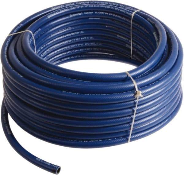 Continental ContiTech - 3/8" ID x 0.6" OD 300' Long Multipurpose Air Hose - 300 Working psi, -10 to 158°F, Blue - Industrial Tool & Supply
