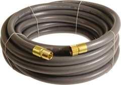 Continental ContiTech - 3/4" ID x 1.11" OD 75' Long Multipurpose Air Hose - MNPT x FNPT Ends, 250 Working psi, -10 to 158°F, 3/4" Fitting, Gray - Industrial Tool & Supply