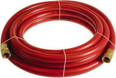 Continental ContiTech - 3/4" ID x 1.11" OD 20' Long Multipurpose Air Hose - FNPT x FNPT Ends, 250 Working psi, -10 to 158°F, 3/4" Fitting, Red - Industrial Tool & Supply