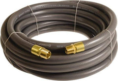 Continental ContiTech - 1" ID x 1.38" OD 100' Long Multipurpose Air Hose - MNPT x MNPT Ends, 250 Working psi, -10 to 158°F, 1" Fitting, Gray - Industrial Tool & Supply