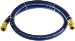 Continental ContiTech - 3/4" ID x 1.11" OD 10' Long Multipurpose Air Hose - MNPT x FNPT Ends, 250 Working psi, -10 to 158°F, 3/4" Fitting, Blue - Industrial Tool & Supply