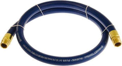 Continental ContiTech - 1" ID x 1.38" OD 3' Long Multipurpose Air Hose - MNPT x MNPT Ends, 250 Working psi, -10 to 158°F, 1" Fitting, Blue - Industrial Tool & Supply