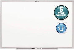 Quartet - 36" High x 48" Wide Magnetic Dry Erase Board - Steel, Includes Dry-Erase Marker & Mounting Kit - Industrial Tool & Supply