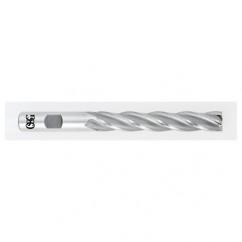 1 Dia. x 8-1/2 Overall Length 6-Flute Square End HSS-CO SE End Mill-Round Shank-Center Cutting-Uncoated - Industrial Tool & Supply