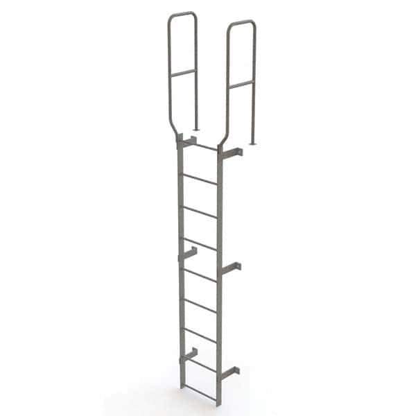 TRI-ARC - Rolling & Wall Mounted Ladders & Platforms Type: Fixed Ladder Style: Safety Cage - Industrial Tool & Supply