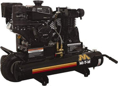 MI-T-M - 7.0 hp, 13.9 CFM, 90 Max psi, Single Stage Portable Fuel Air Compressor - Kohler CH270 OHV Engine - Industrial Tool & Supply