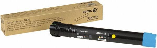 Xerox - Cyan Toner Cartridge - Use with Xerox Phaser 7800 - Industrial Tool & Supply