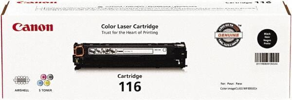 Canon - Black Toner Cartridge - Use with Canon imageCLASS MF8050Cn, MF8080Cw - Industrial Tool & Supply