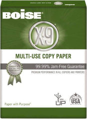 Boise - 8-1/2" x 11" White Copy Paper - Use with High-Speed Copiers, Fax Machines, Laser Printers, Inkjet Printers - Industrial Tool & Supply