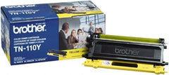 Brother - Yellow Toner Cartridge - Use with Brother DCP-9040CN, 9045CDN, HL-4040CDN, 4040CN, 4070CDW, MFC-9440CN, 9550CDN, 9840CDW - Industrial Tool & Supply