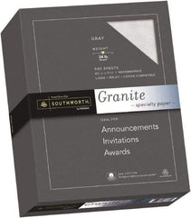 Southworth - 8-1/2" x 11" Gray Colored Copy Paper - Use with Laser Printers, Inkjet Printers, Copiers - Industrial Tool & Supply