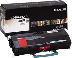 Lexmark - Black Toner Cartridge - Use with Lexmark E260, E360, E460 - Industrial Tool & Supply