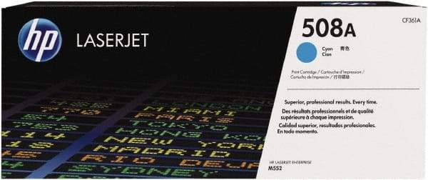 Hewlett-Packard - Cyan Toner Cartridge - Use with HP Color LaserJet M553 - Industrial Tool & Supply