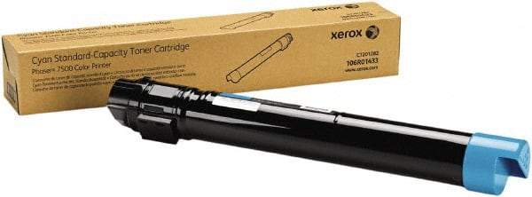Xerox - Cyan Toner Cartridge - Use with Xerox Phaser 7500 - Industrial Tool & Supply