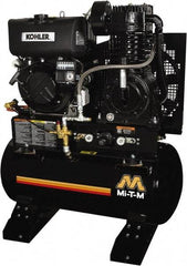 MI-T-M - Stationary Gas Air Compressors Horsepower: 9.0 Cubic Feet per Minute: 29.00 - Industrial Tool & Supply