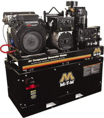 MI-T-M - Stationary Gas Air Compressors Horsepower: 22 Cubic Feet per Minute: 15.70 - Industrial Tool & Supply