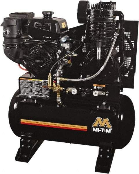 MI-T-M - Stationary Gas Air Compressors Horsepower: 14 Cubic Feet per Minute: 29.00 - Industrial Tool & Supply