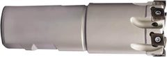Sumitomo - 3/4" Cut Diam, 2.03" Shank Diam, 3.563" OAL, Indexable Square Shoulder End Mill - LNEX0804.. Inserts, Weldon Shank, 90° Lead Angle, Series TSX - Industrial Tool & Supply