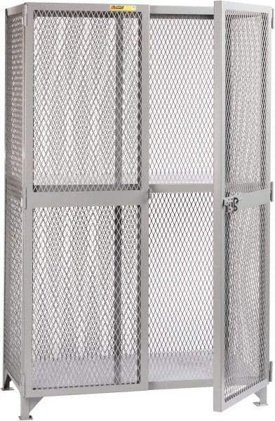 Little Giant - 1 Shelf Visible Storage Cabinet - Steel, 61" Wide x 39" Deep x 78" High, Gray - Industrial Tool & Supply