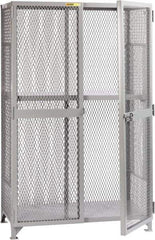 Little Giant - 1 Shelf Visible Storage Cabinet - Steel, 49" Wide x 33" Deep x 78" High, Gray - Industrial Tool & Supply