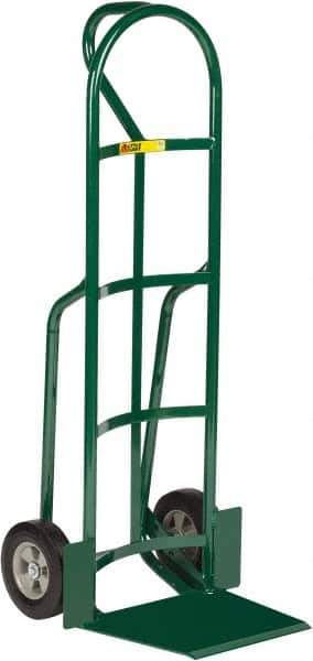 Little Giant - 800 Lb Capacity 49" OAH Hand Truck - 13-1/2 x 16" Base Plate, Loop Handle, Steel, Solid Rubber Wheels - Industrial Tool & Supply