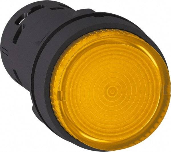 Schneider Electric - Pushbutton Switch Illuminated Body - Orange - Industrial Tool & Supply