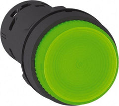 Schneider Electric - Pushbutton Switch Illuminated Body - Green - Industrial Tool & Supply
