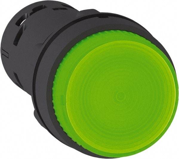 Schneider Electric - Pushbutton Switch Illuminated Body - Green - Industrial Tool & Supply