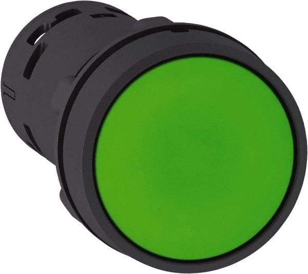 Schneider Electric - Pushbutton Switch Body - Green - Industrial Tool & Supply