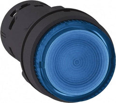Schneider Electric - Pushbutton Switch Illuminated Body - Blue - Industrial Tool & Supply