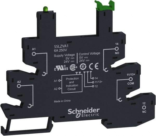 Schneider Electric - Relay Sockets Socket Shape: Flat Number of Pins: 5 - Industrial Tool & Supply
