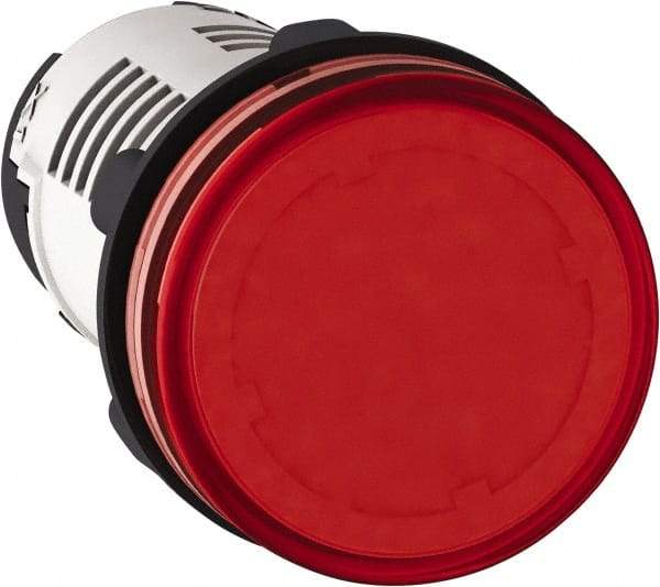 Schneider Electric - 24 V Red Lens LED Pilot Light - Industrial Tool & Supply