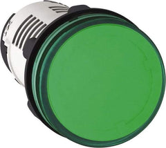 Schneider Electric - 230 V Green Lens LED Pilot Light - Industrial Tool & Supply