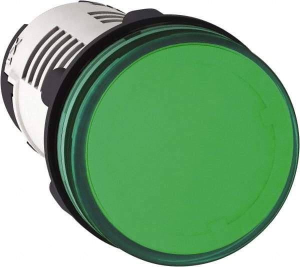 Schneider Electric - 230 V Green Lens LED Pilot Light - Industrial Tool & Supply