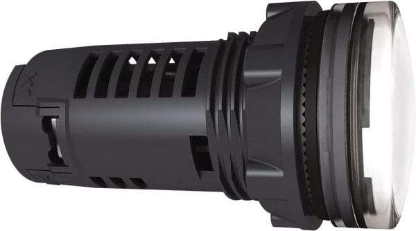 Schneider Electric - 230 V White Lens LED Pilot Light - Industrial Tool & Supply