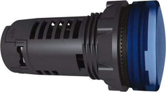 Schneider Electric - 230 V Blue Lens LED Pilot Light - Industrial Tool & Supply