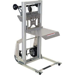 Vestil - 200 Lb Capacity, 61" Lift Height, Portable Workstation Manually Operated Lift - Industrial Tool & Supply