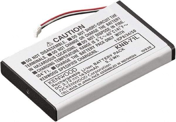 Kenwood - Two Way Radio Battery - Lithium-Ion, Series ProTalk - Industrial Tool & Supply
