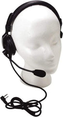 Kenwood - Single Muff, Boom Microphone Single Muff Headset - Black, Use with Protalk Series Two Way Radios - Industrial Tool & Supply