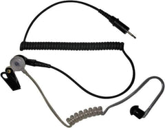 Kenwood - Ear Bud, Push to Talk Microphone Earphone Kit - Black & Clear, Use with Protalk Series Two Way Radios - Industrial Tool & Supply