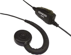 Kenwood - Ear Hanger, Push to Talk Microphone C-Ring Headset - Black, Use with Protalk Series Two Way Radios - Industrial Tool & Supply
