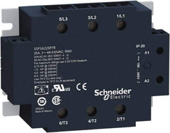 Schneider Electric - 3 Pole, 3NO, 90-140 VAC Control Relay - Industrial Tool & Supply