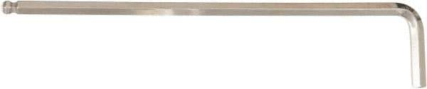 Wiha - 7/64" Hex, Long Arm, Ball End Hex Key - 121mm OAL, Inch System of Measurement - Industrial Tool & Supply