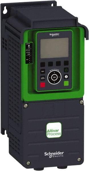 Schneider Electric - 3 Phase, 230 Volt, 4 hp, Variable Frequency Drive - UL Type 1 - Industrial Tool & Supply