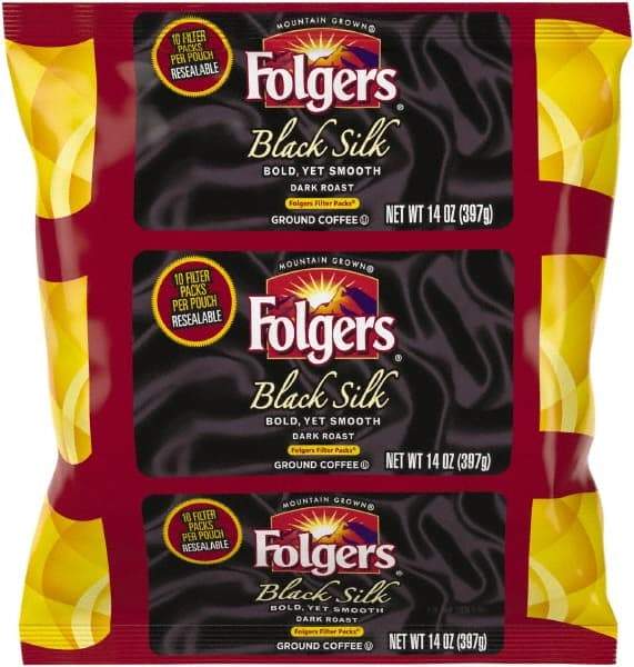 Folgers - Coffee Filter Packs, Black Silk, 1.4 oz Pack, 40 Packs/Carton - Industrial Tool & Supply