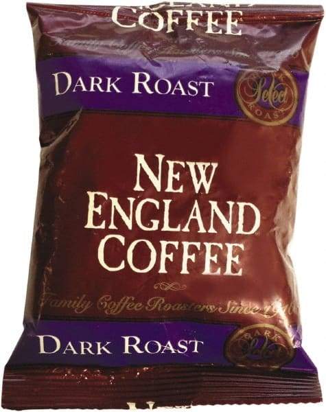 New England Coffee - Coffee Portion Packs, French Roast, 2.5 oz Pack, 24/Box - Industrial Tool & Supply